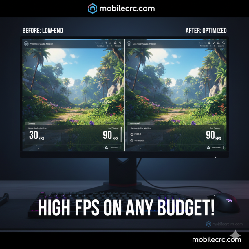 Best budget graphic settings for high FPS in open-world games 2026